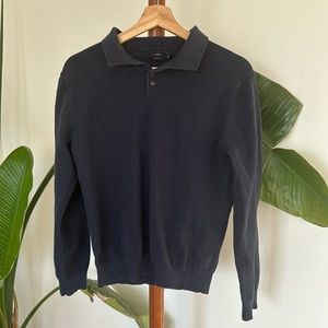 J Crew Long Sleeve Polo